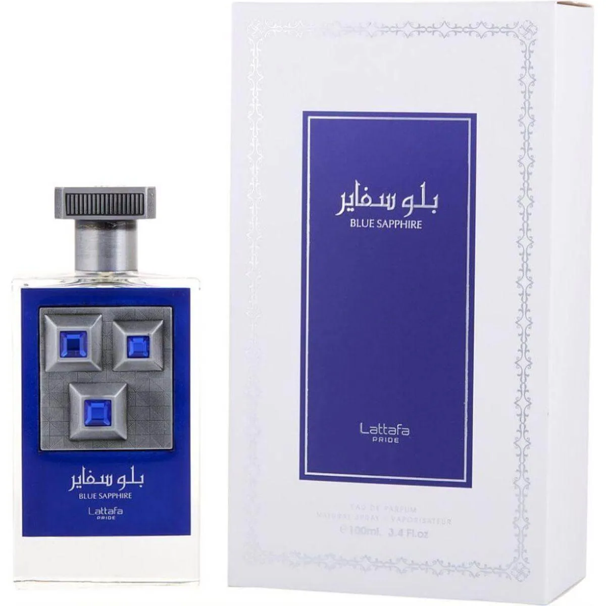 Blue Sapphire by Lattafa perfume for unisex EDP 3.3 / 3.4 oz New in Box