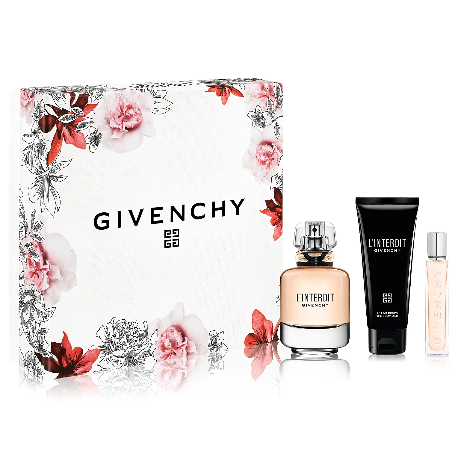L'Interdit by Givenchy 80ml EDP 3 Piece Gift Set