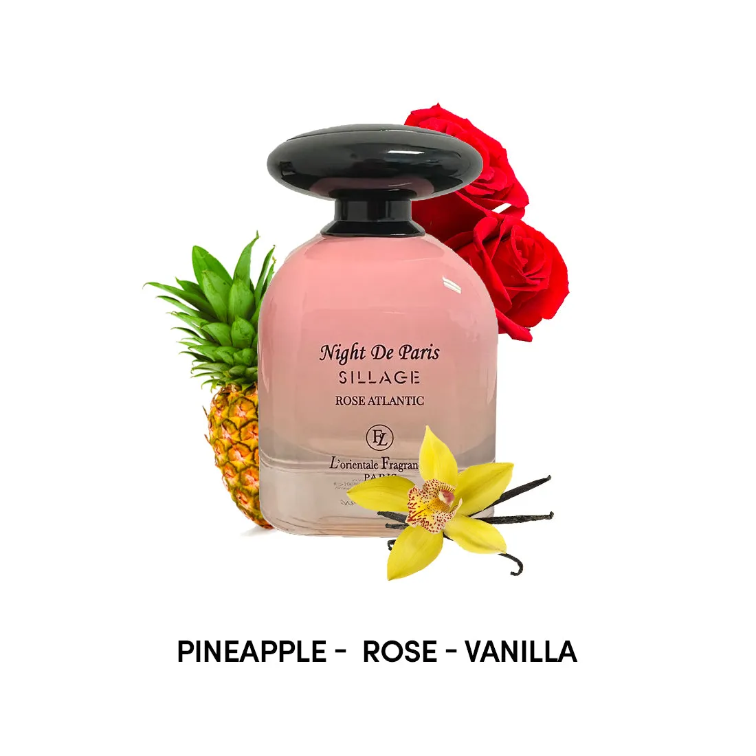 Night De Paris Rose Atlantic by Lorientale Fragrances Extrait de Parfum spray 3.4 oz