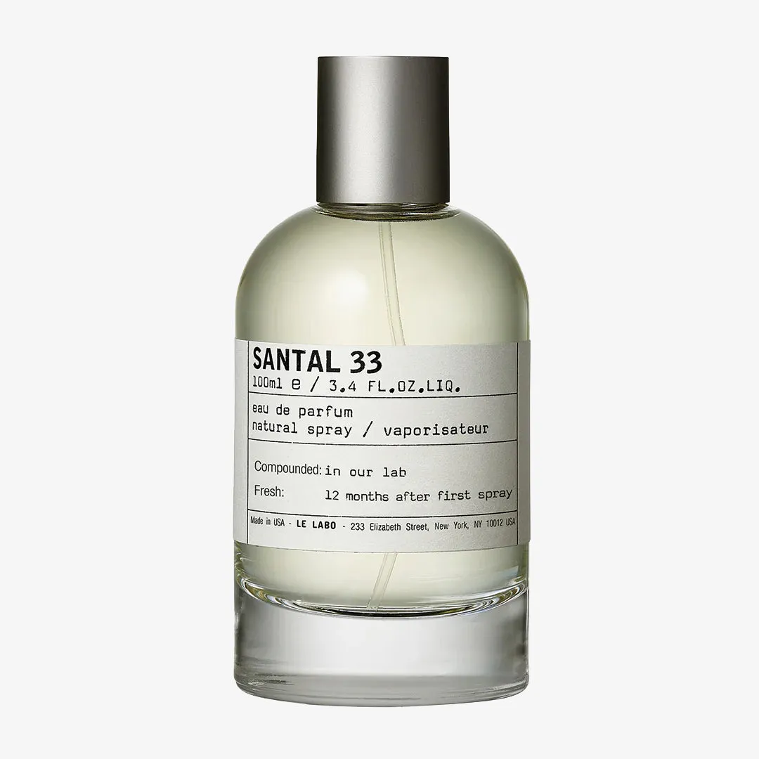 Santal 33 by Le Labo Eau De Parfum Spray 3.4 oz