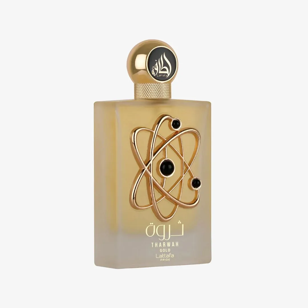 Tharwah Gold by Lattafa Eau De Parfum Spray 3.4 oz