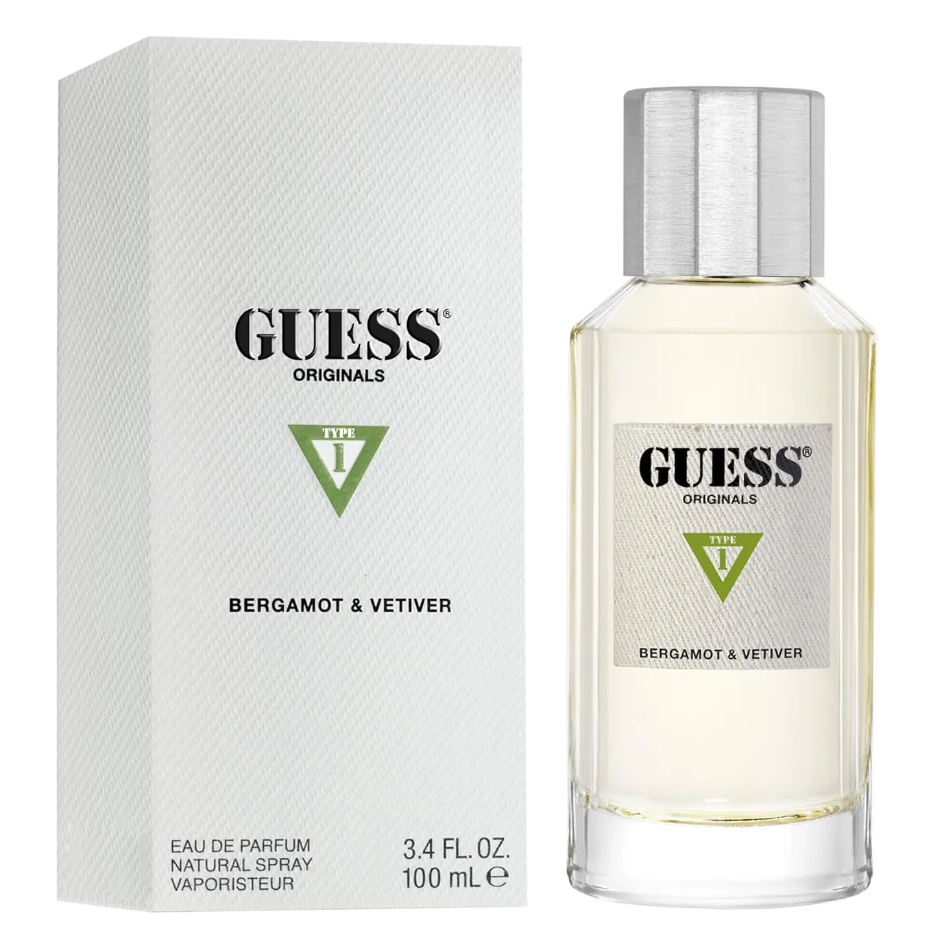 Type 1 Bergamot & Vetiver by Guess 100ml EDP