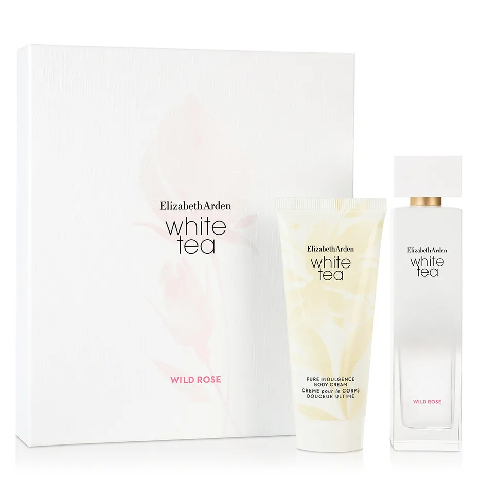 White Tea Wild Rose by Elizabeth Arden 100ml EDT 2 Piece Gift Set